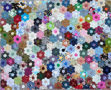 Load image into Gallery viewer, Scattered Flowers, A Finished Quilt