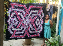 Load image into Gallery viewer, Pink and Black Conversion, A Finished Quilt