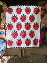 Load image into Gallery viewer, French Fraise, A Finished Quilt