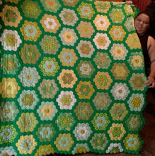 Load image into Gallery viewer, Green Meadow, A Finished Quilt