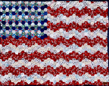 Load image into Gallery viewer, Stars and Stripes Forever, A Finished Quilt