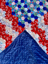 Load image into Gallery viewer, Stars and Stripes Forever, A Finished Quilt