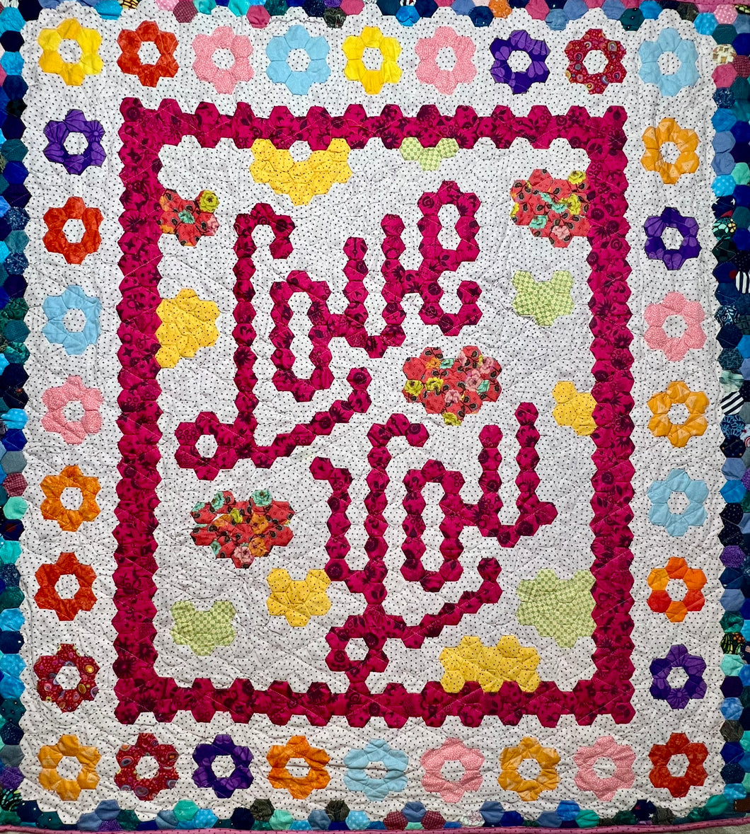Love You Forever, A Finished Quilt