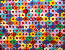 Load image into Gallery viewer, Wagon Flower Train A Finished Quilt