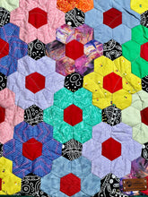 Load image into Gallery viewer, Wagon Flower Train A Finished Quilt