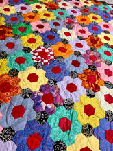 Load image into Gallery viewer, Wagon Flower Train A Finished Quilt