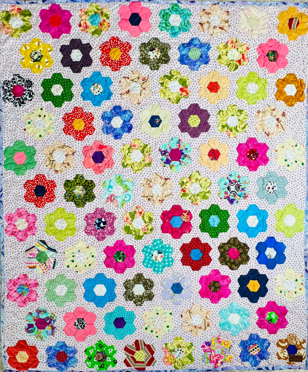 Gratitude and Love, A Finished Quilt