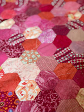 Load image into Gallery viewer, Pink Kaleidoscope,  A Finished Quilt