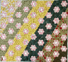 Load image into Gallery viewer, Verdes and Flowers, A Finished Quilt