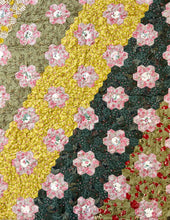 Load image into Gallery viewer, Verdes and Flowers, A Finished Quilt