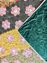 Load image into Gallery viewer, Verdes and Flowers, A Finished Quilt