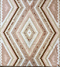Load image into Gallery viewer, Peaches and Cream, A Finished Quilt
