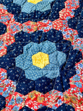 Load image into Gallery viewer, Prairie Blue Daisies, A Finished Quilt