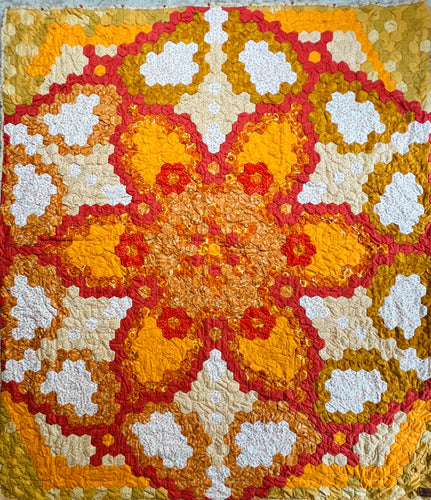 Citrus Burst, A Finished Quilt