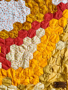 Citrus Burst, A Finished Quilt