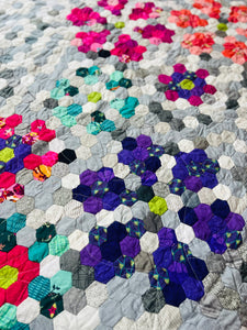 All The Groovy Flowers A Finished Quilt