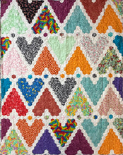 Load image into Gallery viewer, Beat of My Heart, A Finished Quilt
