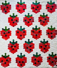Load image into Gallery viewer, Red Red Berries, A Finished Quilt