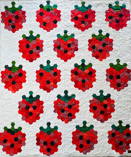 Red Red Berries, A Finished Quilt