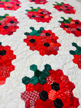 Load image into Gallery viewer, Red Red Berries, A Finished Quilt