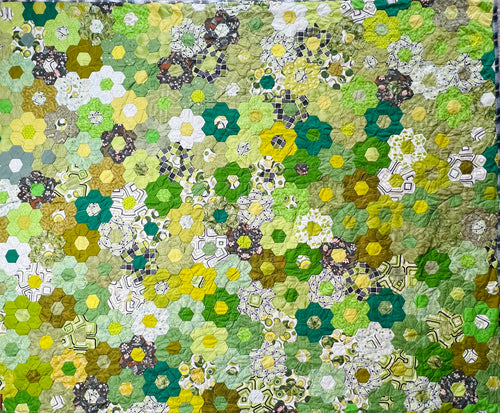 Green Spring, A Finished Quilt