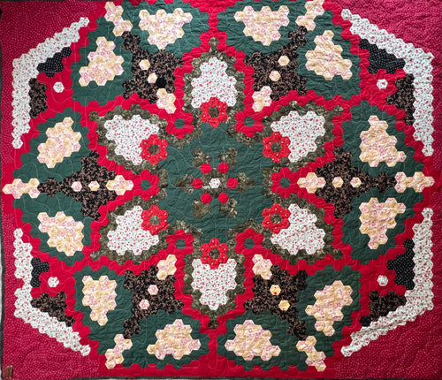 Peace on Earth and Mercy Mild, A Finished Quilt