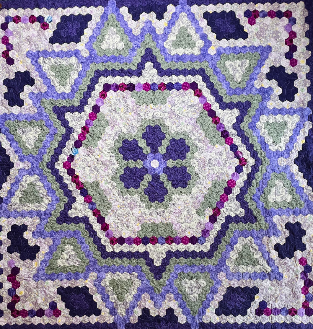 Lilac Legend, A Finished Quilt