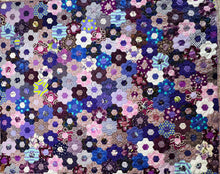 Load image into Gallery viewer, Raining Purple, A Finished Quilt