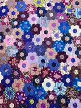 Load image into Gallery viewer, Raining Purple, A Finished Quilt