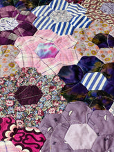 Load image into Gallery viewer, Raining Purple, A Finished Quilt