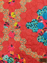 Load image into Gallery viewer, Hibiscus, A Finished Quilt