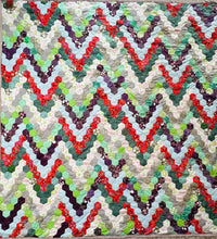 Load image into Gallery viewer, Pond Vermillion, A Finished Quilt