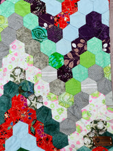 Load image into Gallery viewer, Pond Vermillion, A Finished Quilt
