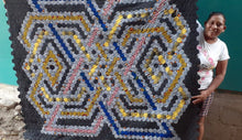 Load image into Gallery viewer, Tribal Beat, A Finished Quilt