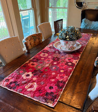 Load image into Gallery viewer, Lady In Red, A Finished Table Runner or Bed End