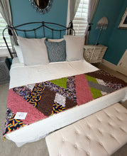 Load image into Gallery viewer, Good Times Are Here Again, A Finished Table Runner or Bed End