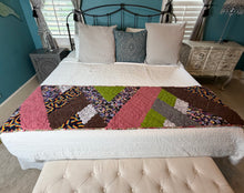 Load image into Gallery viewer, Good Times Are Here Again, A Finished Table Runner or Bed End