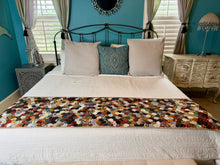 Load image into Gallery viewer, Tea Leaves, A Finished Table Runner or Bed End