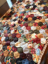 Load image into Gallery viewer, Tea Leaves, A Finished Table Runner or Bed End