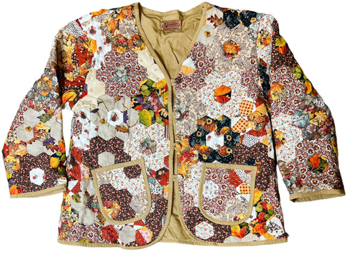 Victoria Autumn, Quilted Jacket with Buttons