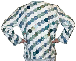 Toronto Wave, Quilted Jacket with Buttons