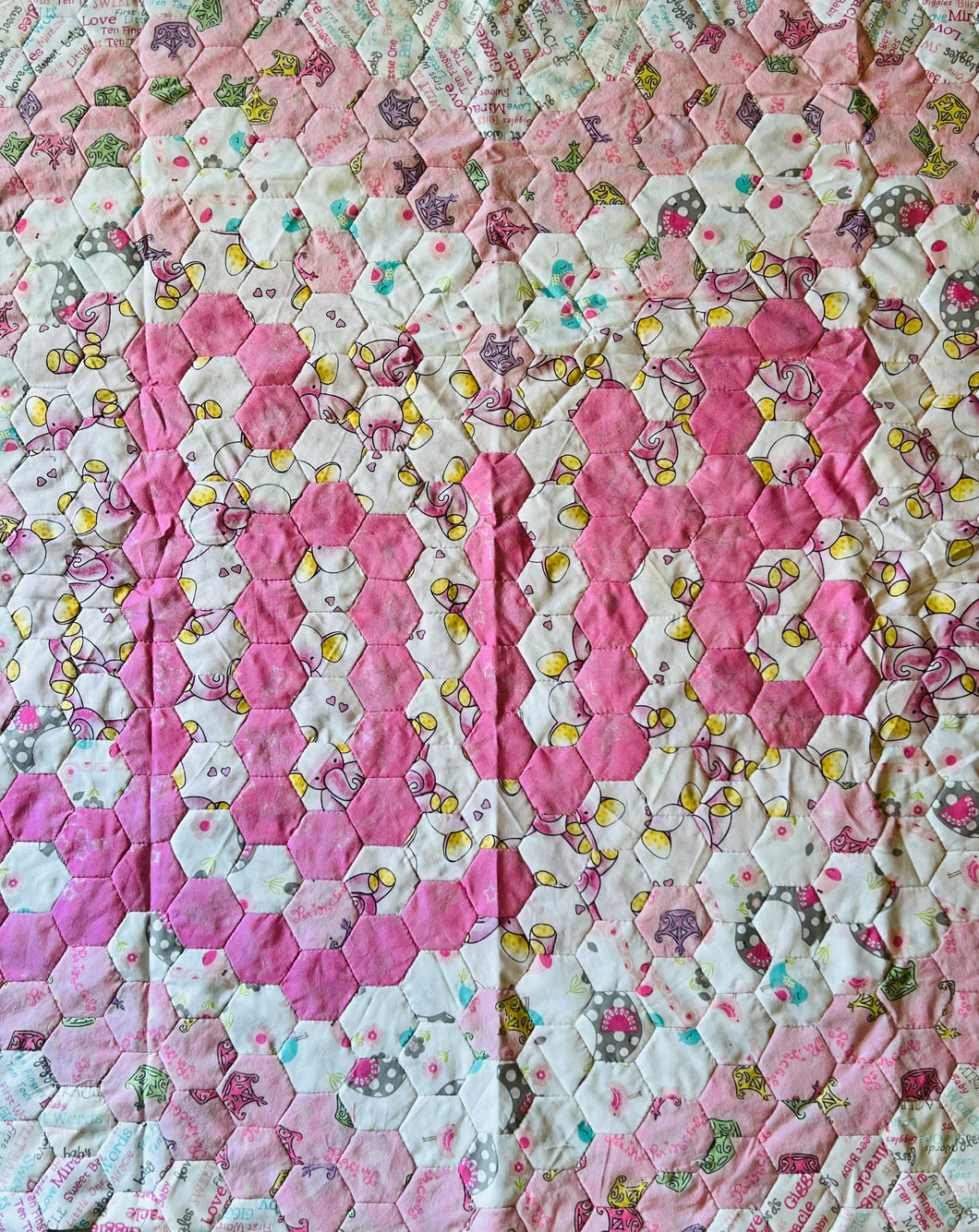 Baby Love, An Unfinished Baby Quilt Top