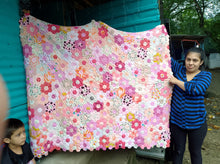 Load image into Gallery viewer, Rosebuds Galore, A Finished Quilt
