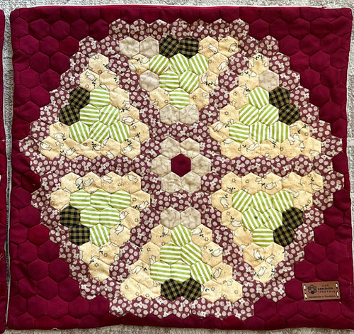 Christmas Carols, Finished Pillow Covers Set of 2