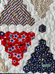 Patriotic Celebration, A Finished Quilt