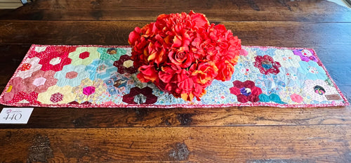 April Showers, A Finished Table Runner