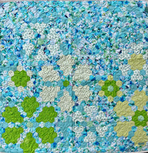 Load image into Gallery viewer, Indigo Garden A Finished Quilt