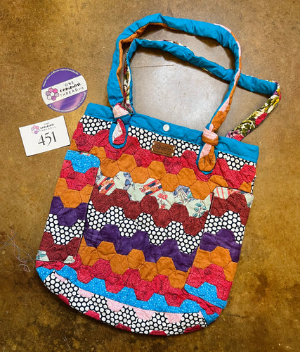 Port Aransas, Multi Pocket Hexagon Bag