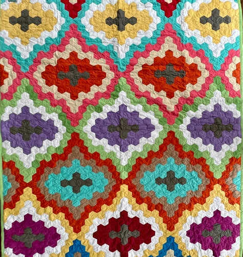 Solid Joy, A Finished Quilt