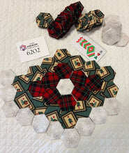 Load image into Gallery viewer, Christmas Stocking Trifecta Makes 1, 1&quot; Hexagons, 100 pieces